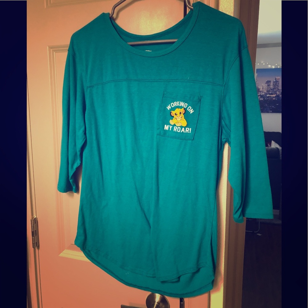 Disney Simba “Workin’ on my Roar” baseball tee
